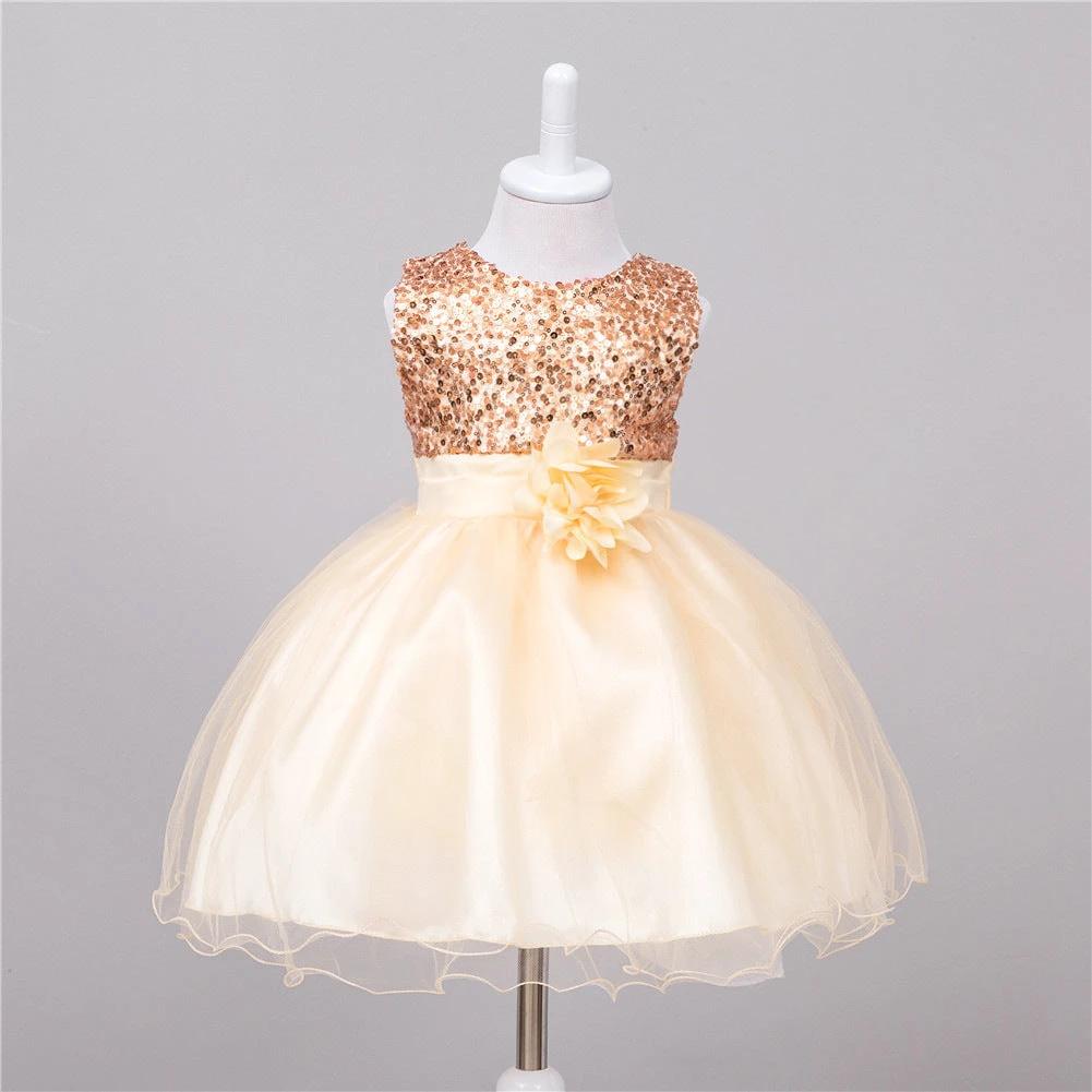 Vestido de Lentejuelas Elegante para Bebés en Ocasiones Especiales