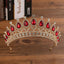 Corona Nupcial Elegante con Acentos de Diamante