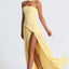 Robe Maxi Maliyah Laque Cerise avec Jupe en Chiffon et Écharpe