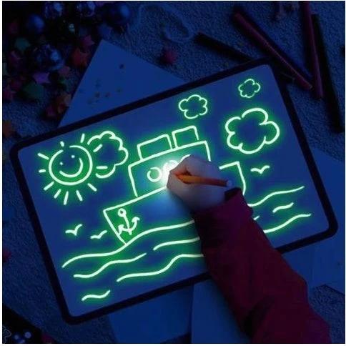Tablette de Dessin Magique 3D avec Effets Lumineux