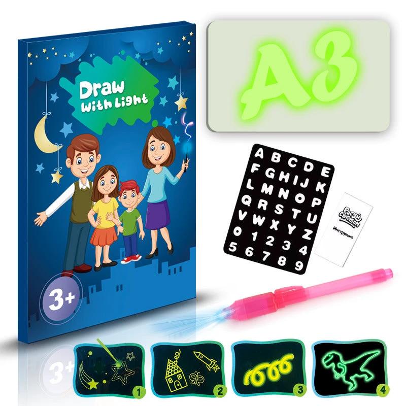 Tablette de Dessin Magique 3D avec Effets Lumineux
