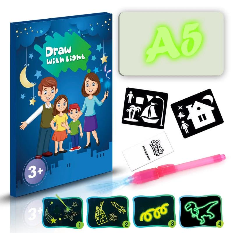 Tablette de Dessin Magique 3D avec Effets Lumineux