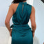 Elegant Halter Neck Dress for Evening Parties