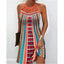 Vestido Halter de Estampado de Moda para Mujeres - Estilo Casual de Verano