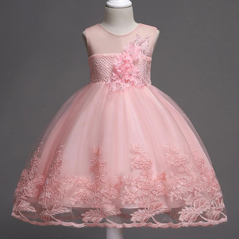 Robe de Demoiselle d'Honneur en Tulle avec Broderie de Perles et Dentelle Mandotos