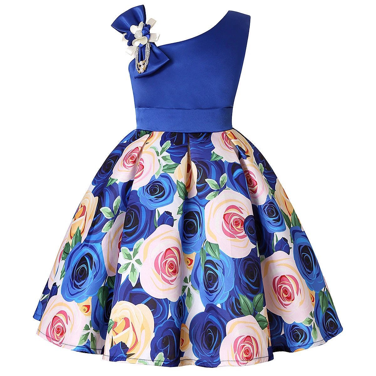 Vestidos de Princesa para Niñas - Estilos de Impresión Digital Encantadores
