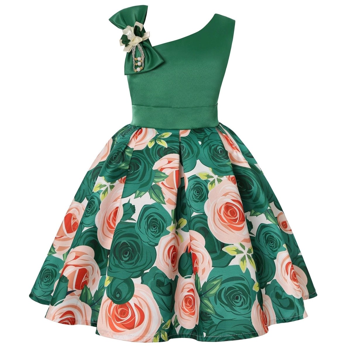 Vestidos de Princesa para Niñas - Estilos de Impresión Digital Encantadores