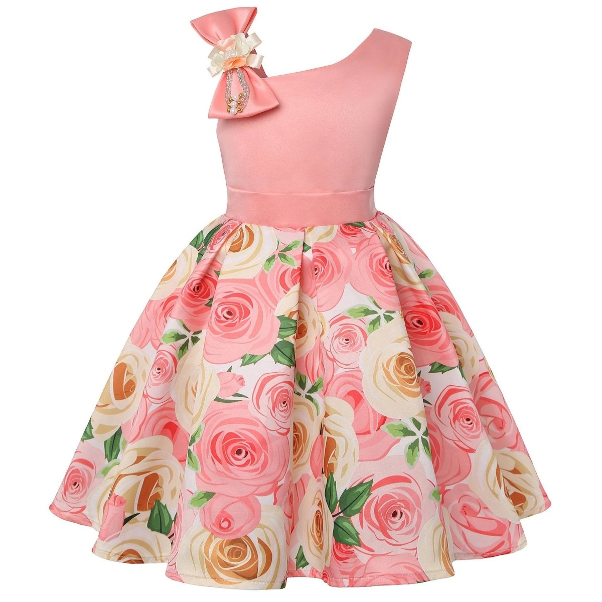 Vestidos de Princesa para Niñas - Estilos de Impresión Digital Encantadores