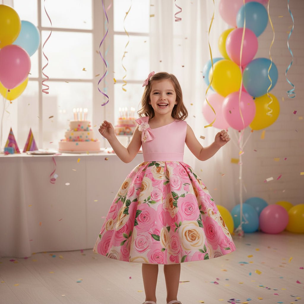 Vestidos de Princesa para Niñas - Estilos de Impresión Digital Encantadores