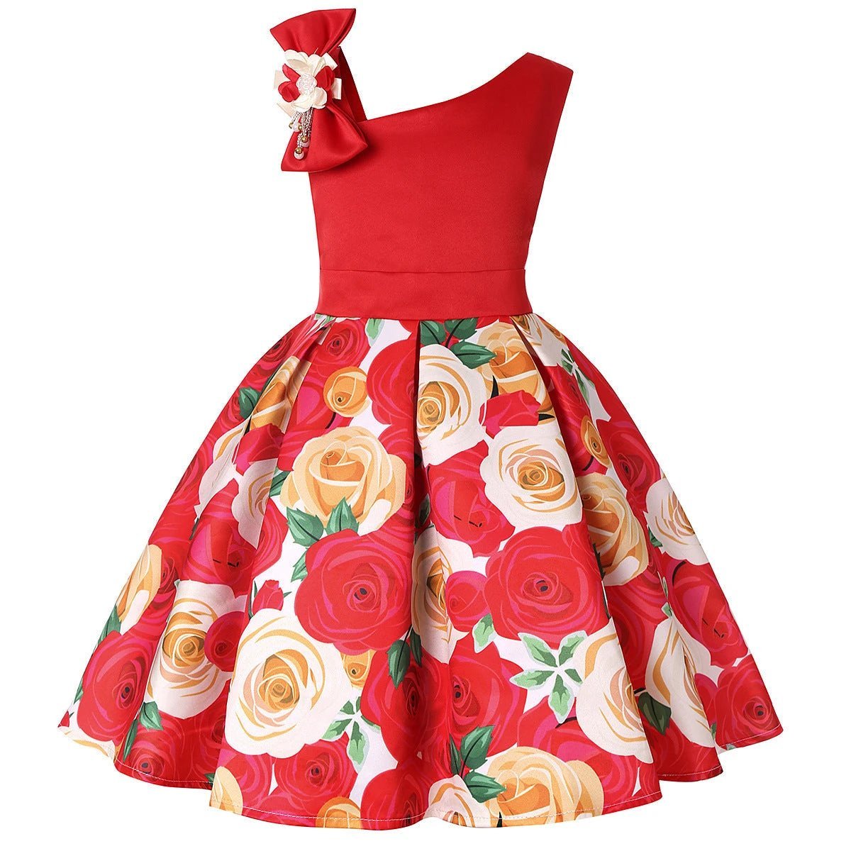 Vestidos de Princesa para Niñas - Estilos de Impresión Digital Encantadores