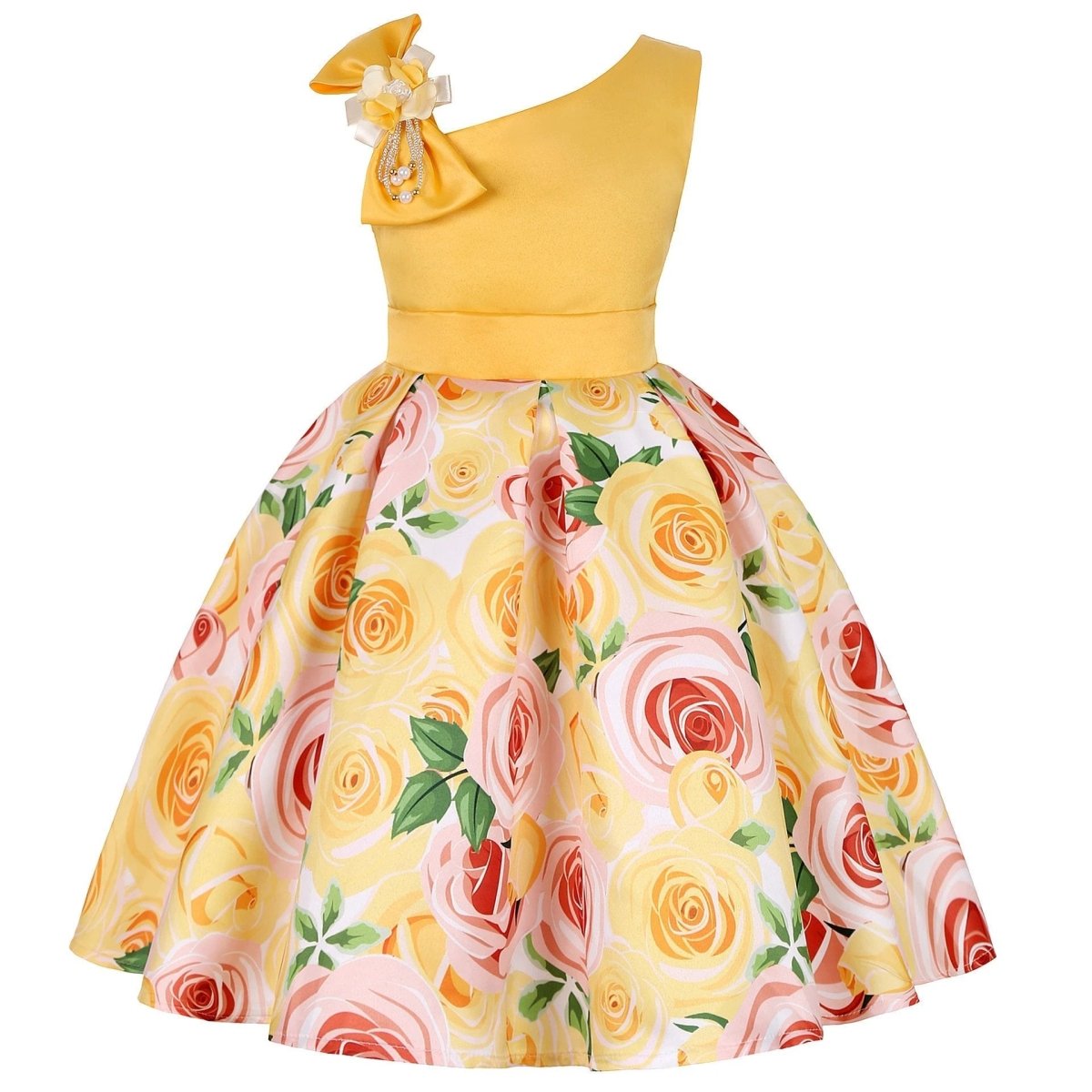 Vestidos de Princesa para Niñas - Estilos de Impresión Digital Encantadores