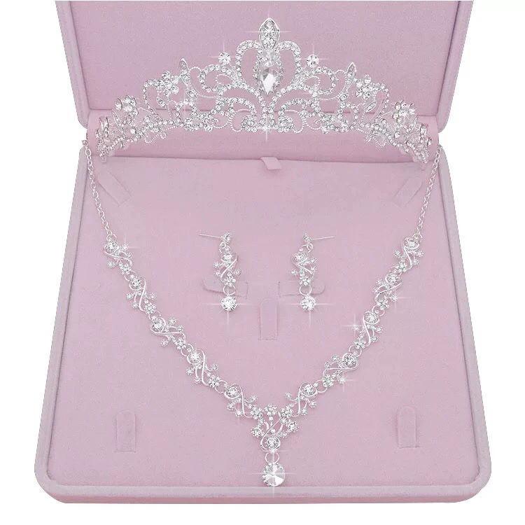 Conjunto de Collar de Novia Elegante para Bodas