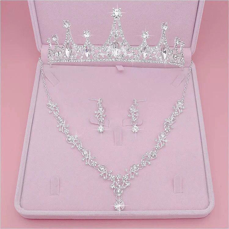 Conjunto de Collar de Novia Elegante para Bodas