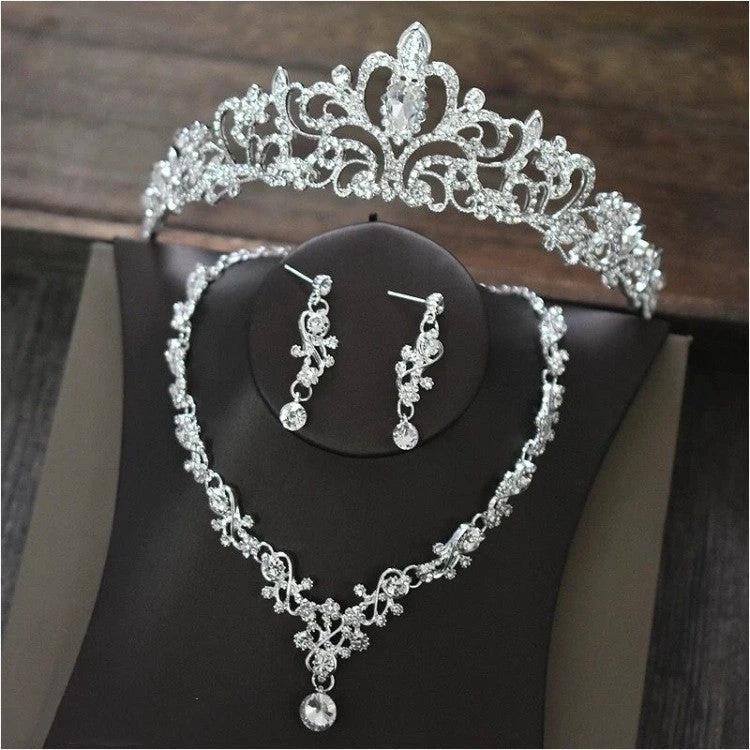 Conjunto de Collar de Novia Elegante para Bodas