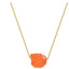 Collar Colgante de Piedra Cristal Pilar Árbol de la Vida Elegante