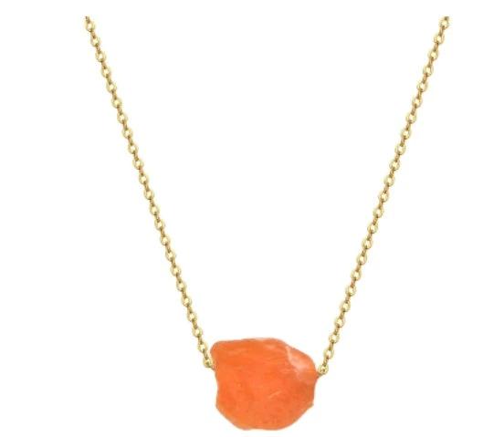 Collar Colgante de Piedra Cristal Pilar Árbol de la Vida Elegante