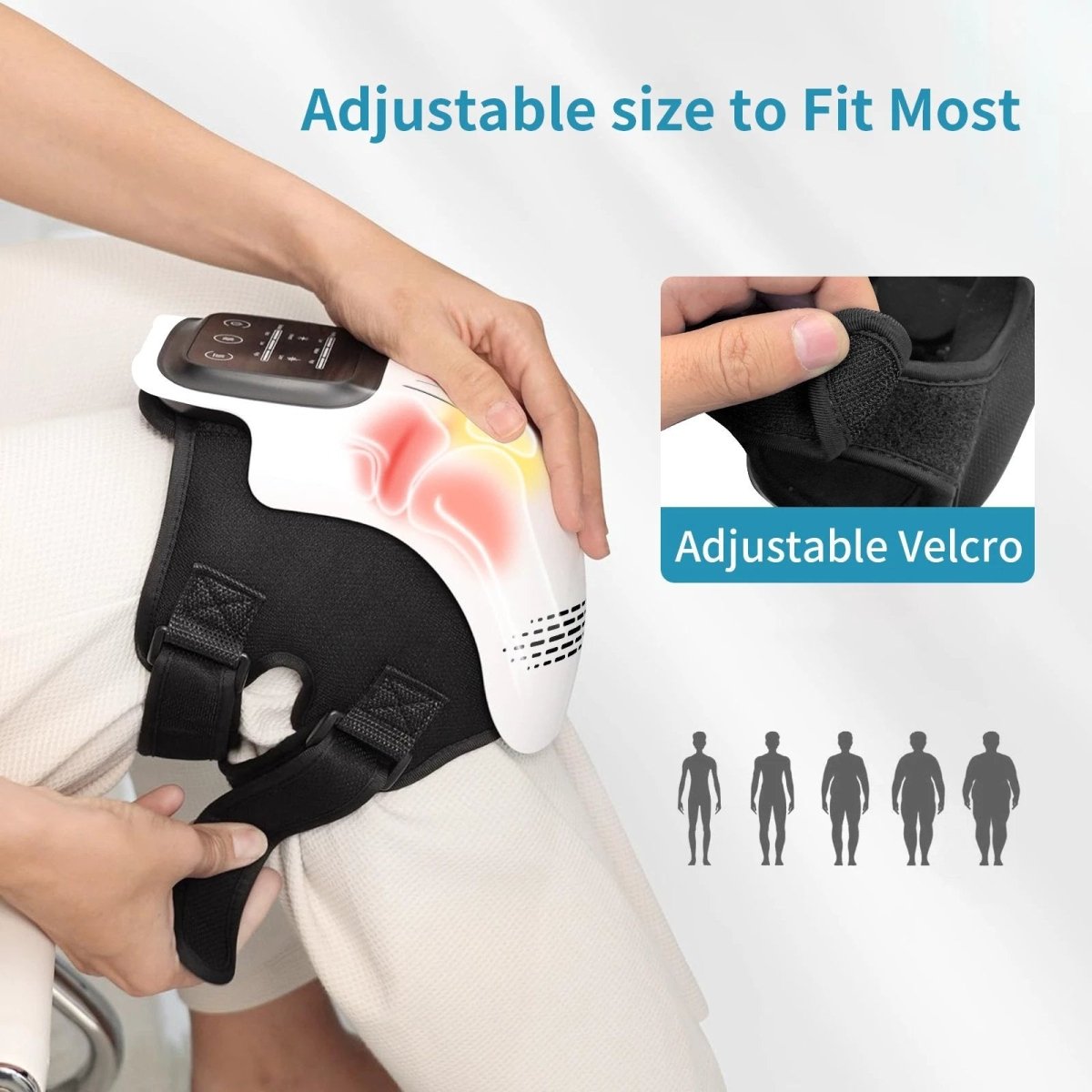 Masajeador de Alivio para la Rodilla con Calefacción y Vibración
