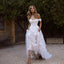 Elegant Off-The-Shoulder Lace Wedding Dress