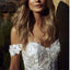 Elegant Off-The-Shoulder Lace Wedding Dress