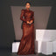 Robe élégante à manches longues en sequins pour occasions spéciales