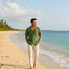Men's Casual Beach Shirt - Short Sleeve Button Down