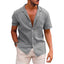 Men's Casual Beach Shirt - Short Sleeve Button Down