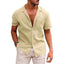 Men's Casual Beach Shirt - Short Sleeve Button Down
