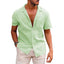 Men's Casual Beach Shirt - Short Sleeve Button Down