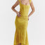 Mozision Off-Shoulder Backless Evening Dress in Purple