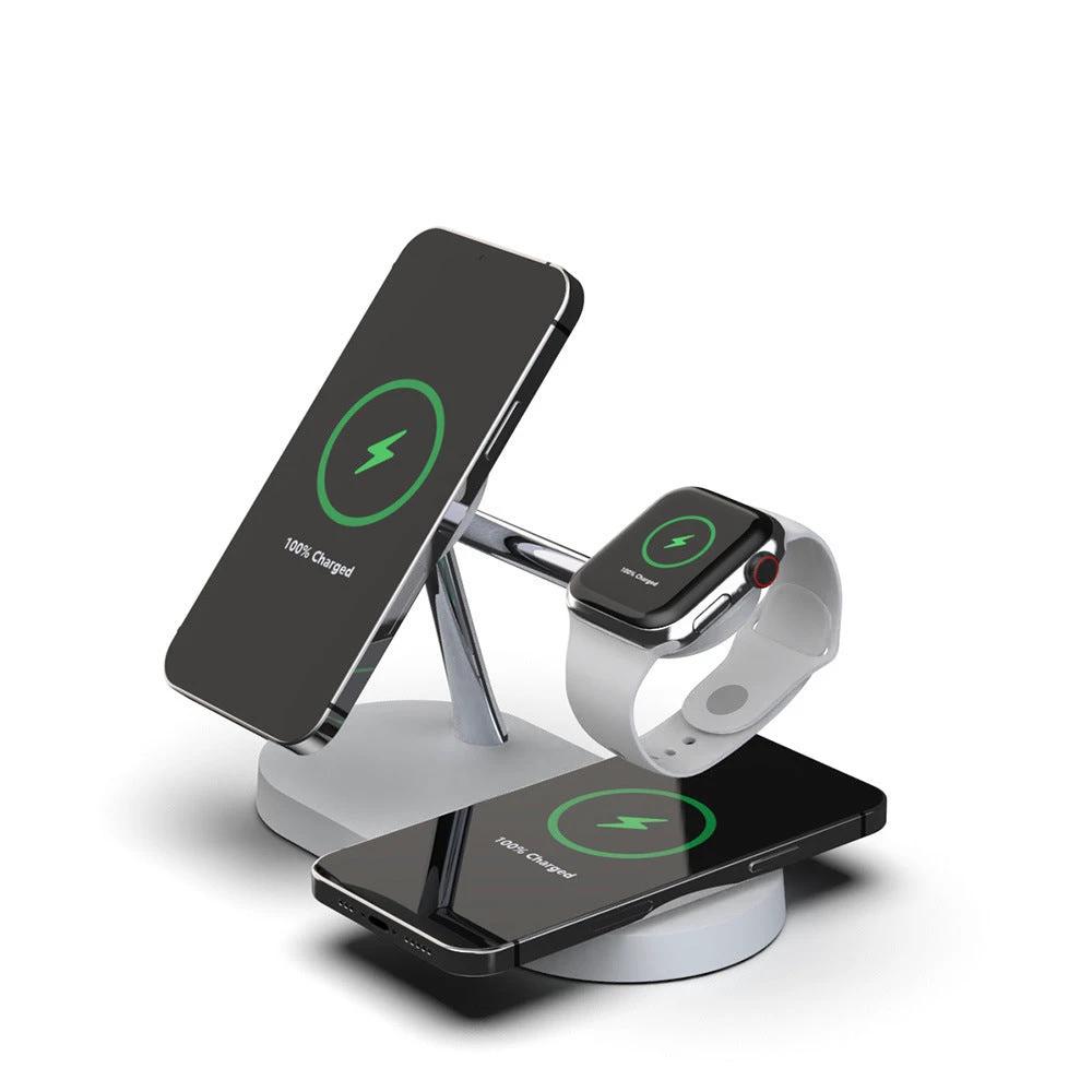 Chargeur sans fil magnétique multifonctionnel cinq en un