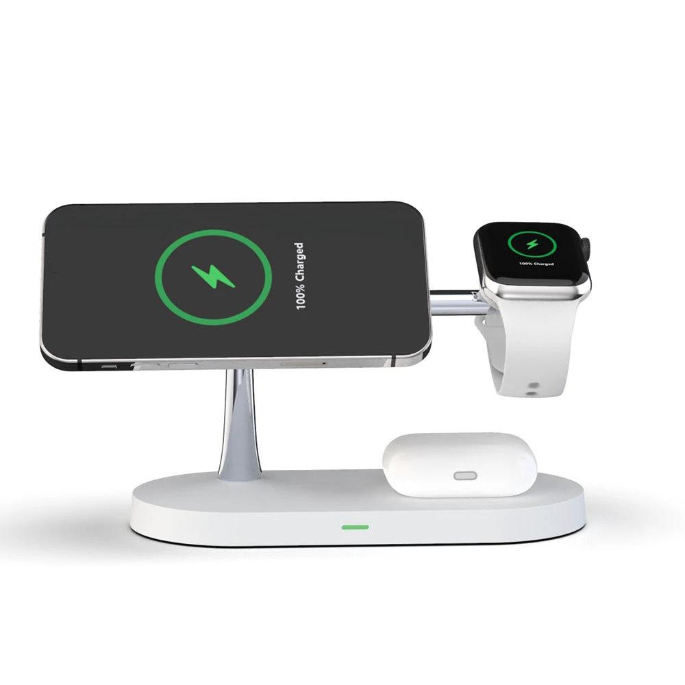 Chargeur sans fil magnétique multifonctionnel cinq en un