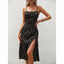 Polka Dot Print Suspender Dress - Summer Essential