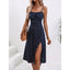Polka Dot Print Suspender Dress - Summer Essential