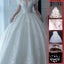 Robe de Mariée Française à Épaules Dégagées