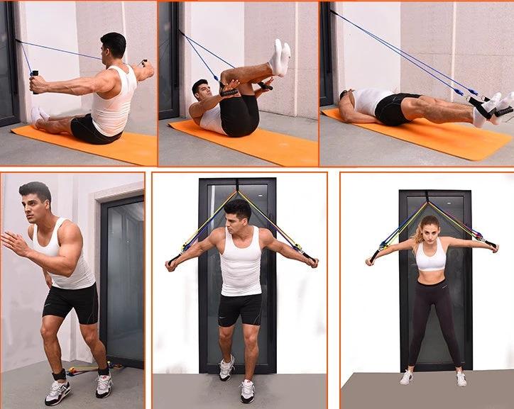 Portable Fitness Rally - Versatile Resistance Bands