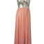 Robe de bal élégante à décolleté en V