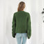 Puff Sleeve Cardigan Sweater for Women