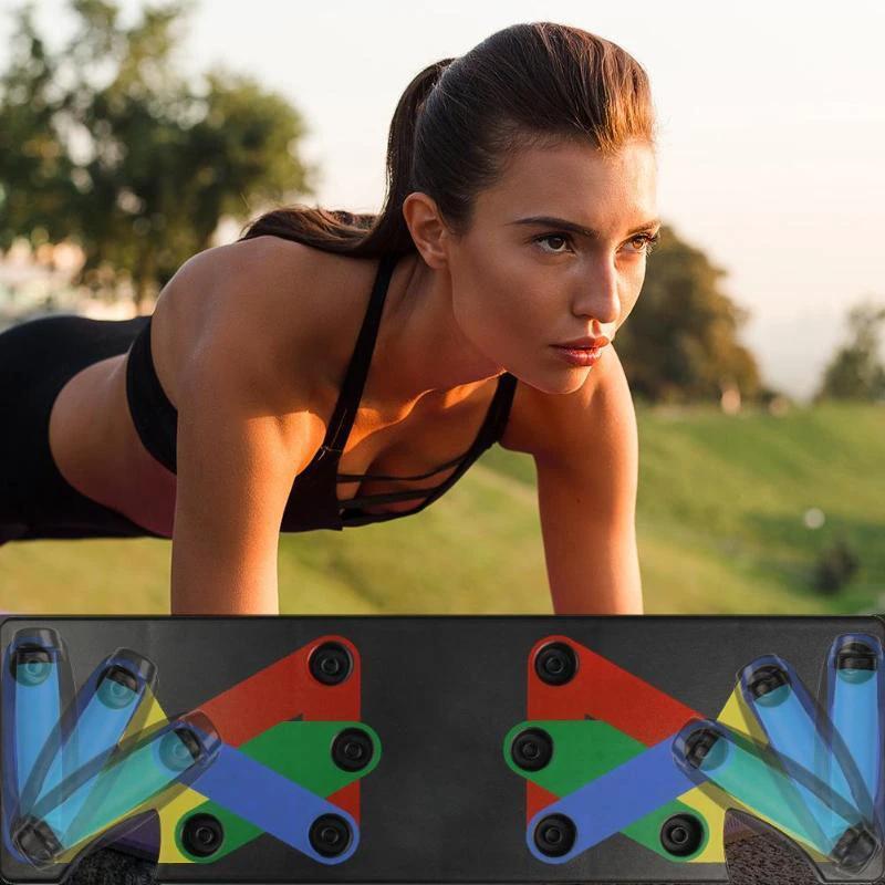 Support de pompes Edge 9 en 1 - Outil de fitness polyvalent pour les entraînements à domicile