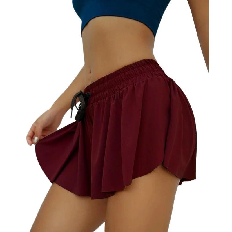Scrunch-Skirt Cycling Biker Shorts for Women