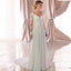 Elegant Backless Deep V-Neck Wedding Dress