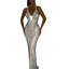 Elegant Sequined Sheath Evening Dress