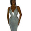 Elegant Sequined Sheath Evening Dress