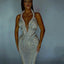 Elegant Sequined Sheath Evening Dress