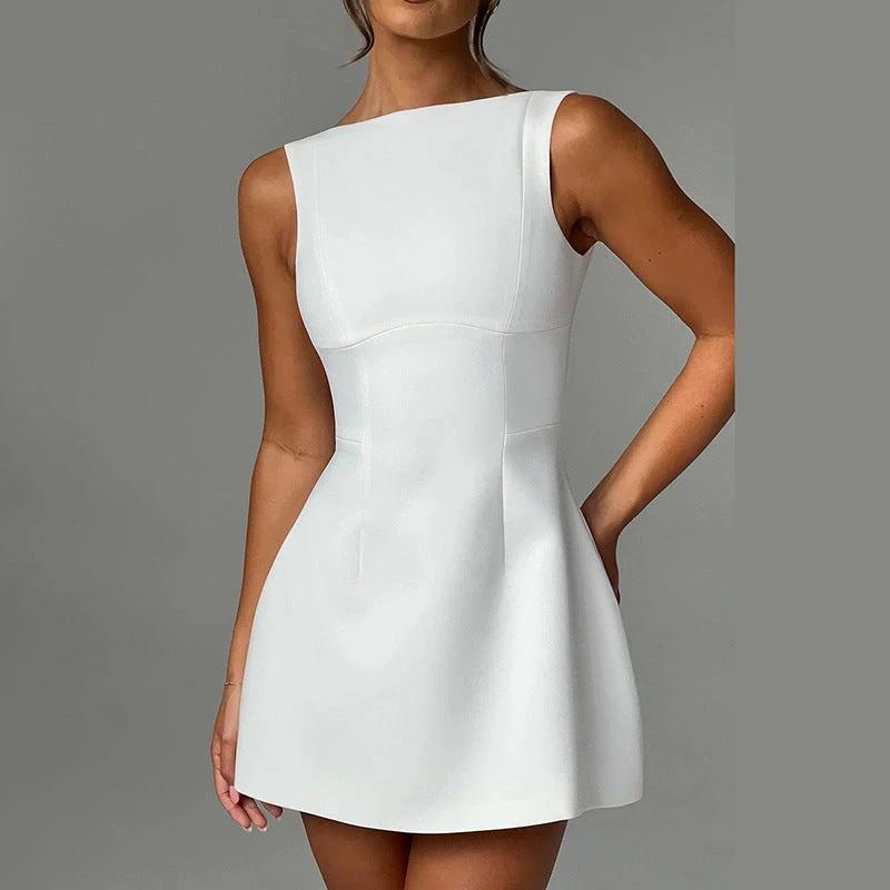 Robe d'été élégante sans dos - Parfaite pour toutes les occasions