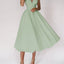 Vestido con Tirantes en V: Elegante Vestido de Verano en Corte A para Mujeres