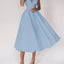 Vestido con Tirantes en V: Elegante Vestido de Verano en Corte A para Mujeres