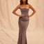 Elegant Slim Tube Top Long Dress for Special Occasions