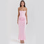 Elegant Slim Tube Top Long Dress for Special Occasions