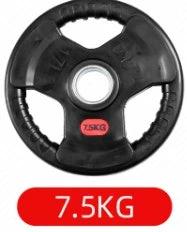 Three-Hole Rubber Bag for Weightlifting Barbells