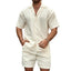 Stylish Men's Summer Tracksuit - Relaxed Fit Two-Piece Set